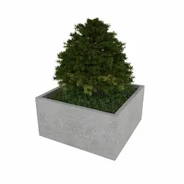 Вазон куб 45323