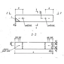 Колонна железобетонная 1КСД 36-00-3-22-00 ТУ